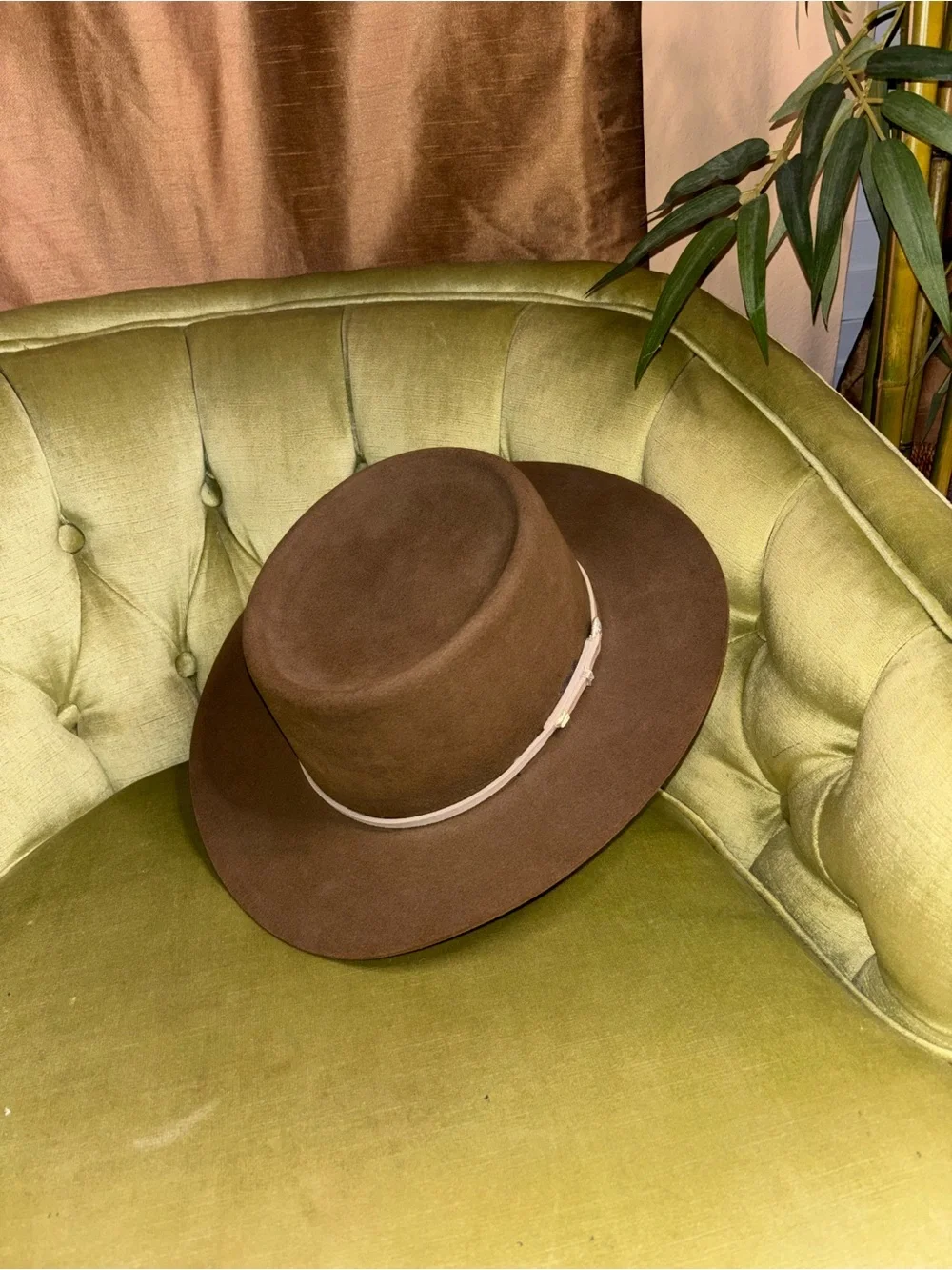 Stetson  XXX Cowboy Hat Size 7.5 USA Made Brown Leather